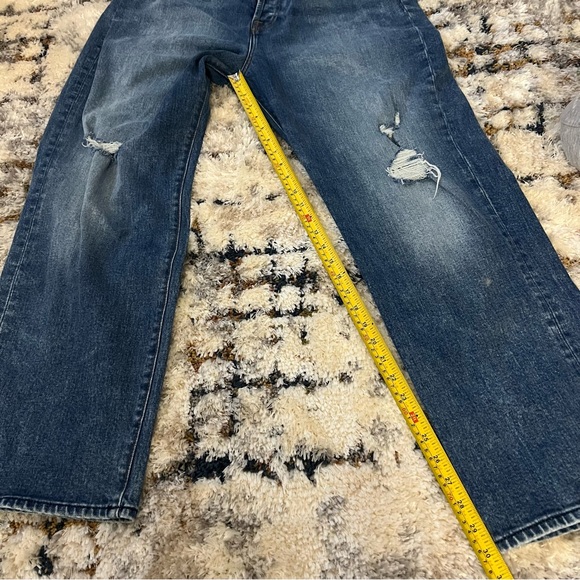 7 For All Mankind 7FAM Easy Straight with Destroy Size 33 - Picture 4 of 11